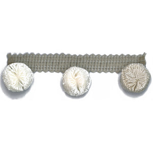 Pom Pom Trim Natural   (POM-TRM-11)